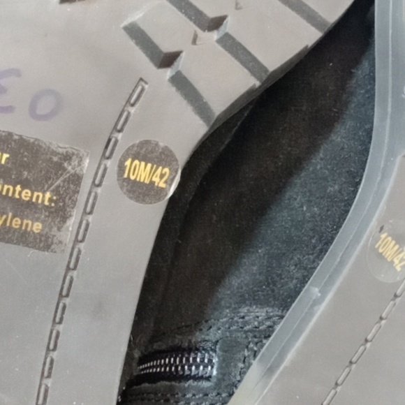 Lucky brand black boots zipper size 10.5 - Picture 6 of 9